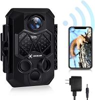 トレイルカメラ「Wifiスマホ遠隔操作/人感検知/赤外線暗視/広角レンズ/IP66防水防塵」