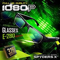 メガネ型カメラ「目線撮影!センターレンズ/フルHD録画/内蔵32GB/軽量36g」